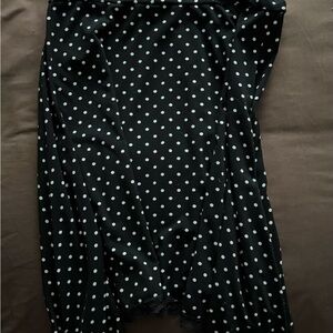 Polka Dot Black Skirt